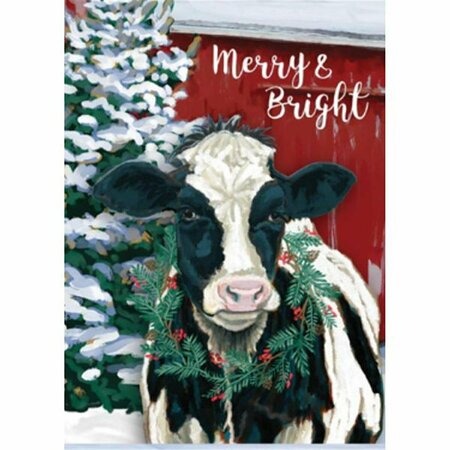 YOUNGS Wood Cow Wall Plaque 38508